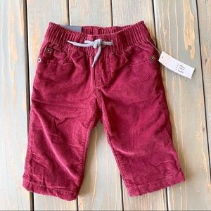 Baby GAP Maroon Corduroy Pants sz 3-6 month